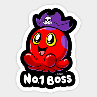 No.1 (filler) Boss Sticker